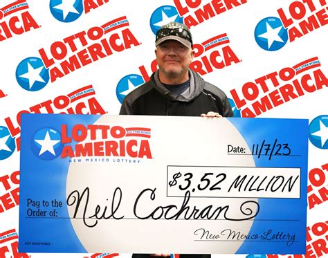 New Mexico (NM) Lotto America Prizes and Odds for Mon.